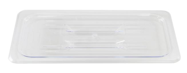 Polycarbonate Clear Solid Cover for 1/9 size Food Pans 1 Polycarbonate Clear Solid Cover for 1/9 size Food Pans